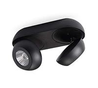 Faretto europeo da incasso semplice e bello Faretto multi-testa regolabile per montaggio superficiale Lampada da soffitto COB Illuminazione Corridoio antiriflesso in alluminio con luce Faretto