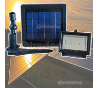 FARETTO FARO AD ENERGIA SOLARE 36 LED SMD DA GIARDINO PANNELLO BATTERIA RICARICA