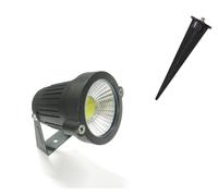 FARETTO FARO COB LED GIARDINO 3W 5W PICCHETTO LUCE FREDDA CALDA VERDE BLU IP65