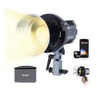 Faretto Fotografia, Rollei Candela 100W Bi Color Luce Video Professionale Portatile 800 g DC/Tipo C con APP per Registrare Video Intervista Live Streaming, Faretto-LED-Luce-Fotografia-Video