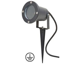 FARETTO GIARDINO CON PICCHETTO GU10 NERO PAPILLON - SCATOLA EX 50136