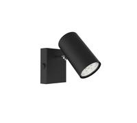 Globo Lighting Lampada da parete Robby 1x25 W metallo nero-cromo 13 x 14 cm 57911-1B