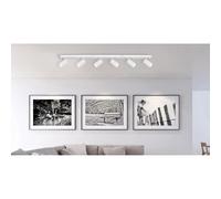 Faretto Globo Robby a 6 luci bianco 1150x60x120 mm Bianco