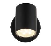 Faretto Globo Walters 80x105 mm nero satinato