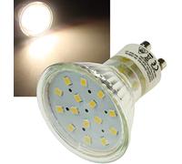 Faretto GU10 "H10 SMD" 15 LED bianco caldo 50lm 120°