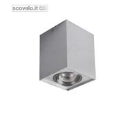 Faretto GU10 Orientabile Alluminio Spazzolato Kanlux GORD 125mm