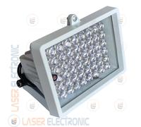 FARETTO ILLUMINATORE INFRAROSSO NIGHT VISION 30MT + STAFFA + ALIMENTATORE 12V