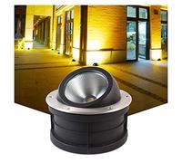 Faretto Illuminazione Albero Angolo di Luce Regolabile Perline Lampada Evidenziazione COB Faretti da Incasso A Pavimento 85-265V IP67 Impermeabile Proiettore per Albero per Esterno, Giardino, Terrazzo