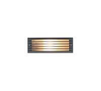 Faretto Incassato Industriale Grafite Vetro IP65 E27 B:10 Cm Faretto Da Esterno
