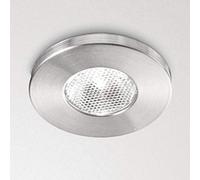 Faretto Incasso Alluminio Gea Led Glam Gfa900 Led Spot Tondo Moderno, Nichel satinato, 3000°K (luce calda)