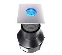 Faretto incasso calpestabile 24V segnapassi LED 3W SPOT RGB DMX luce colorata [EEK: A+]