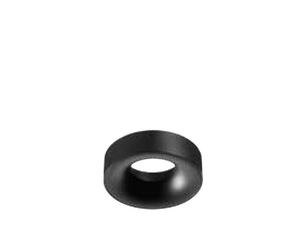 FARETTO INCASSO CROMIE GU10 CUT OUT D.9,3CM IP20 NERO