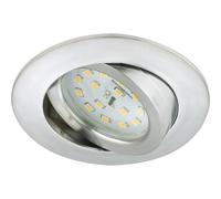 Faretto incasso d. 8,2 cm orientabile cromo Alu
