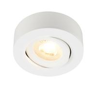 Faretto Incasso Desi Plastica Bianco Led Integrato 5W 3000K [EEK: A++]