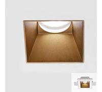 Faretto Incasso Gea Led Astra Q Gfa642 12x12 Classico Gesso Lampada Incasso Soffitto Quadrata Rame Giallo Interno