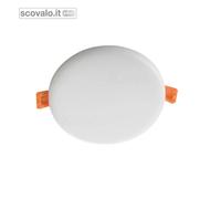 Faretto Incasso LED 10W Bianco Caldo 3000K Foro 110mm IP65 Tondo