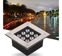 Faretto Incasso Led Da Esterno - Faretti Ad Incasso Giardino, Lampada Da Terra Per Esterni Lampada Interrata Quadrata IP67 Lampada Da Paesaggio A LED A Bassa Tensione Impermeabile 12V(Warm White Light