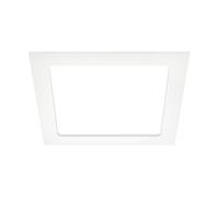 Faretto Incasso Moderno Flat In Plastica Bianco Led Integrato 12W 4000K [EEK: A++]