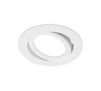 Faretto Incasso Moderno Flat In Plastica Nichel Satinato Led 7W 4000K [EEK: A++]