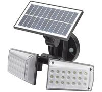 FARETTO LAMPADA LED SOLARE DOPPIA SENSORE CREPUSCOLARE MOVIMENTO IP65
