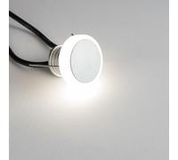 Faretto LED 1W IP65 Tondo Luce Laterale - Professional Colore Bianco Naturale 4.000K