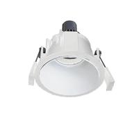 Faretto LED 1x13W incasso soffitto GU10 rotondo bianco alluminio Ø90mm foro 82m