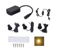 Faretto LED, 3 Luci per Dimmerabili per Interni Luci Artistiche Luci D'accento USB 5V, Faretti Piccoli per Dipingere Piante Fotografiche Vetrina di Gioielli (Luce calda