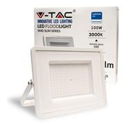 V-TAC LAMPADA LED FARO 100W PROIETTORE SMD SAMSUNG CHIP G2 CORPO BIANCO 4000K (21416)**PUOI PAGARE ANCHE ALLA CONSEGNA!!!**