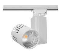 Faretto LED 40W per Binario Monofase CRI92 125lm/W 100° - Bianco Colore Bianco Freddo 6.000K