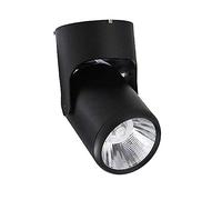 Faretto LED 7w Nero in Alluminio Orientabile per Soffitto
