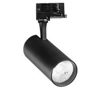 Faretto Led a binario Ideal Lux Fox 25W 3000K nero 250441