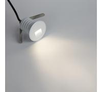 Faretto LED Bianco 1W IP67 Professional - per Gradini Colore Bianco Naturale 4.000K