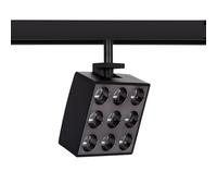 Faretto LED Binario Magnetico 20 mm 15 W Optic 48 V Nero