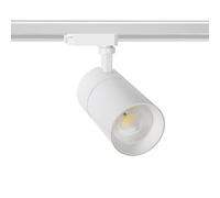 Faretto LED Binario Monofase 20W Regolabile Mallet Bianco