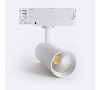 Faretto LED Binario Trifase 20W Carlo CCT Selezionabile Bianco