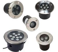 FARETTO LED CALPESTABILE ESTERNO 1W 3W 5W 7W 9W 12W SEGNAPASSI GIARDINO IP68/67