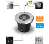 Faretto LED Carrabile Da Giardino incasso a pavimento terra IP67 calda 8 x 3W
