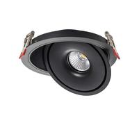 Faretto LED COB da Incasso Rotondo 12W 12043mm Colore Nero 3in1 SKU-10578