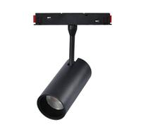 Faretto Led da binario magnetico 16mm 20W nero fisso Bianco caldo 3000K M LEDME