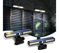 ✅Faretto LED da Esterno Panello Solare 2 Pezzi Luce Solare Esterna Impermeabile