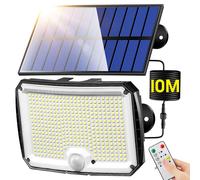 Faretto Led da Esterno Solare 318Led/5Modes/10M Faro Led Esterno con Pannello