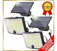 Faretto LED da Esterno Solare Luce Solare LED Esterno 202 LED 3Modes Faro LED Es