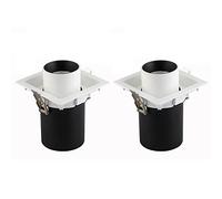 Faretto LED da Incasso a soffitto, faretto da Incasso a Filo, faretto direzionale Girevole, faretto Regolabile su e Giù, Illuminazione per Quadri da galleria/4000K/1 Luce
