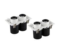 Faretto LED da Incasso a soffitto, faretto da Incasso a Filo, faretto direzionale Girevole, faretto Regolabile su e Giù, Illuminazione per Quadri da galleria/4000K/1 Luce