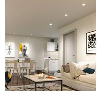 Faretto LED da incasso Paulmann Coin Base bianco, set da 3, 3000 K, ZigBee Paulmann