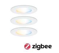 Faretto LED da incasso Paulmann Nova Coin Smart bianco CCT, set da 3, 7,8 cm Paulmann