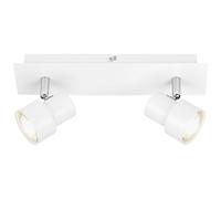 Faretto LED da soffitto girevole e orientabile 2x GU10 ciascuno 5W bianco Bri...