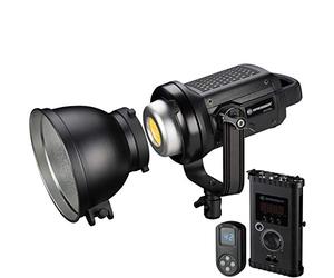 Faretto LED da studio BRESSER BR-D1200BL COB Bi-Color con raffreddamento