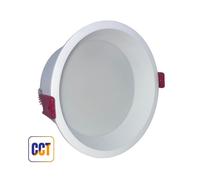 Faretto LED Downlight 18W CCT Chip Osram 140 lm/W Ø132mm Bianco