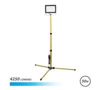 Faretto LED Elbat con Treppiede 50W - 4250 Lumen - Luce Fredda 6500K - Cavo 3m - IP65 per Esterno NEW